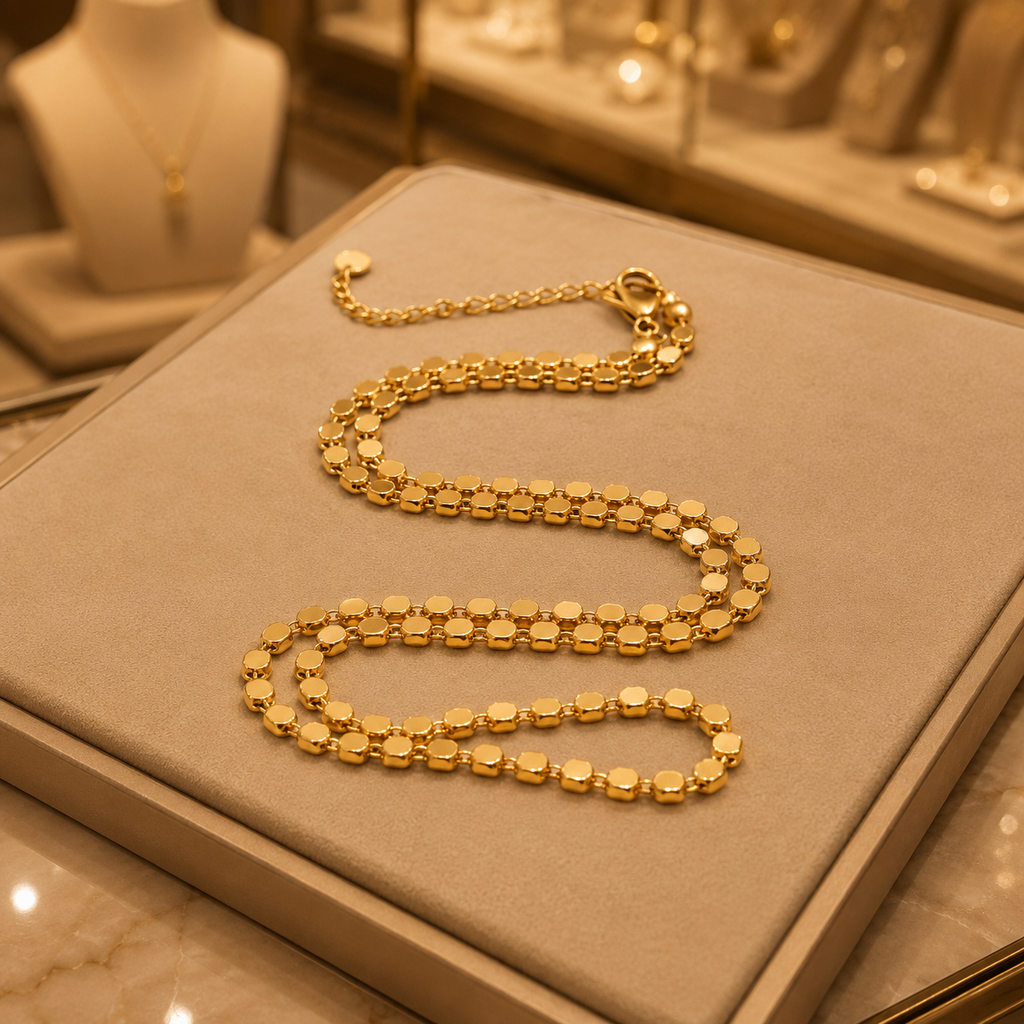 Square Link Necklace