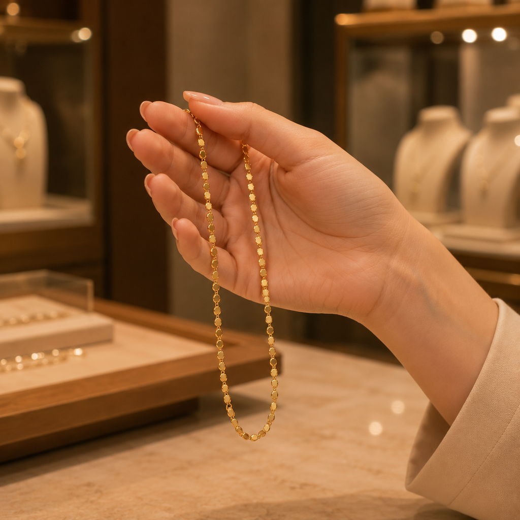Square Link Necklace