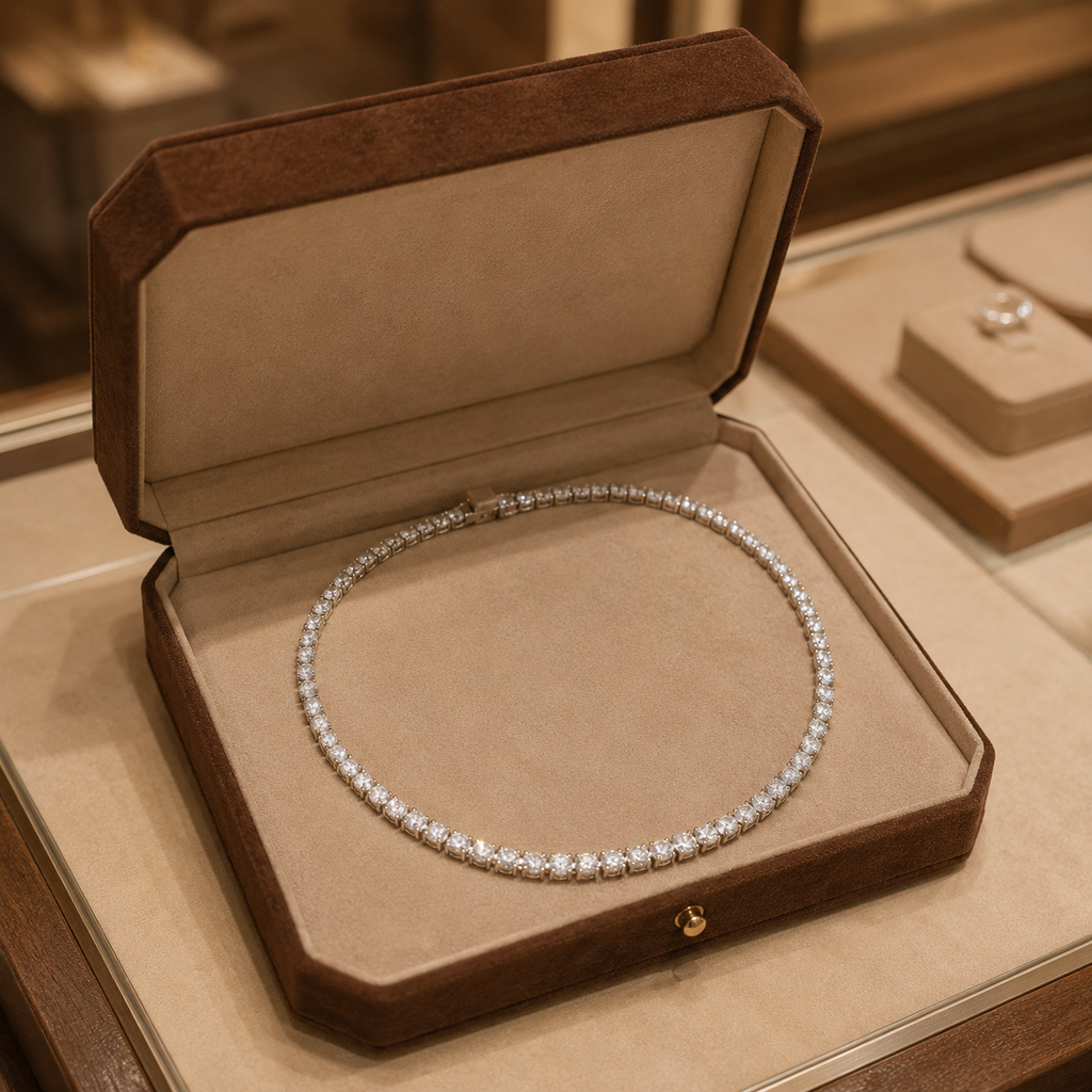 Royal Tennis Necklace