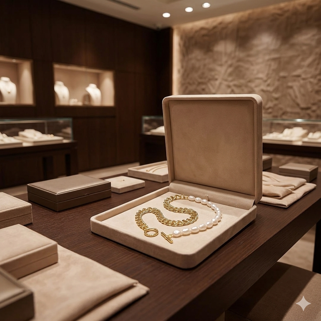 Gold Pearl Necklace