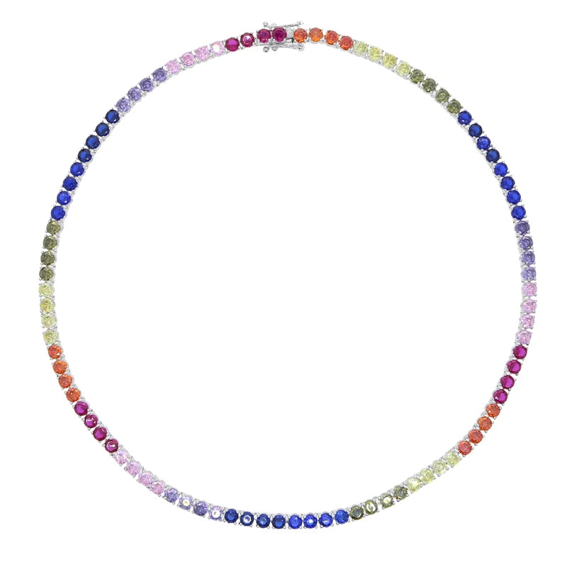 Prisma Tennis Necklace