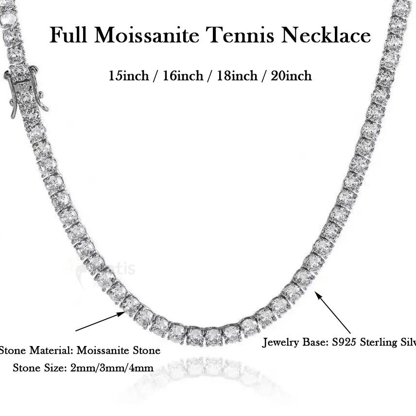Royal Tennis Necklace