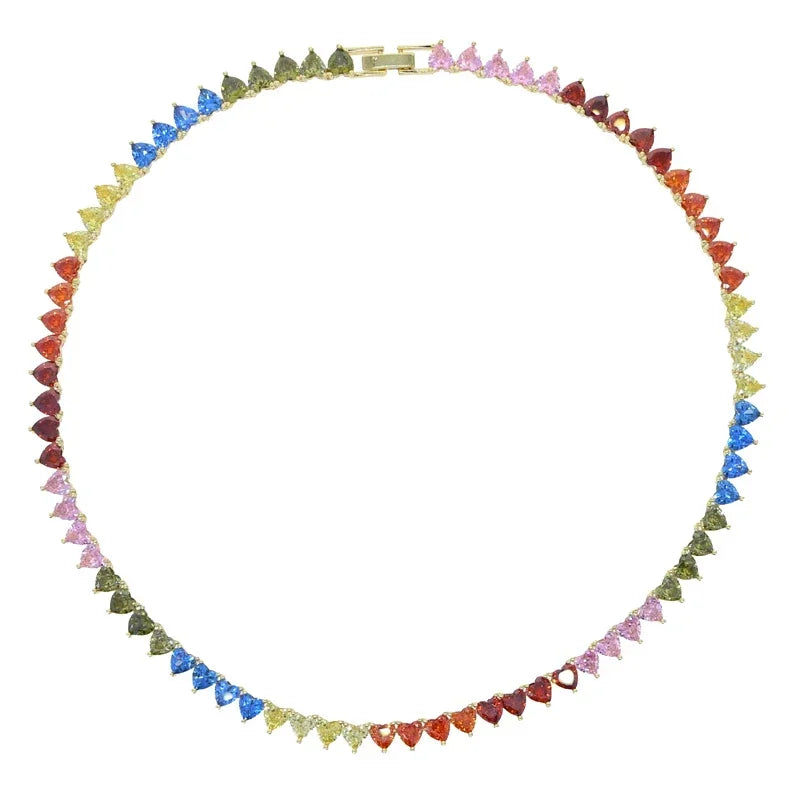 Prisma Tennis Necklace
