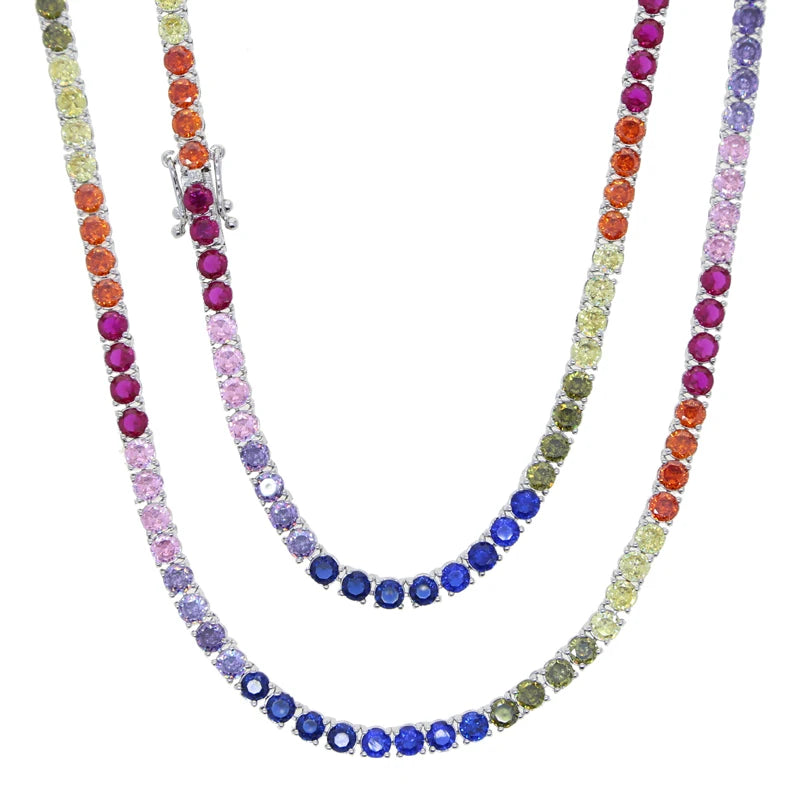 Prisma Tennis Necklace