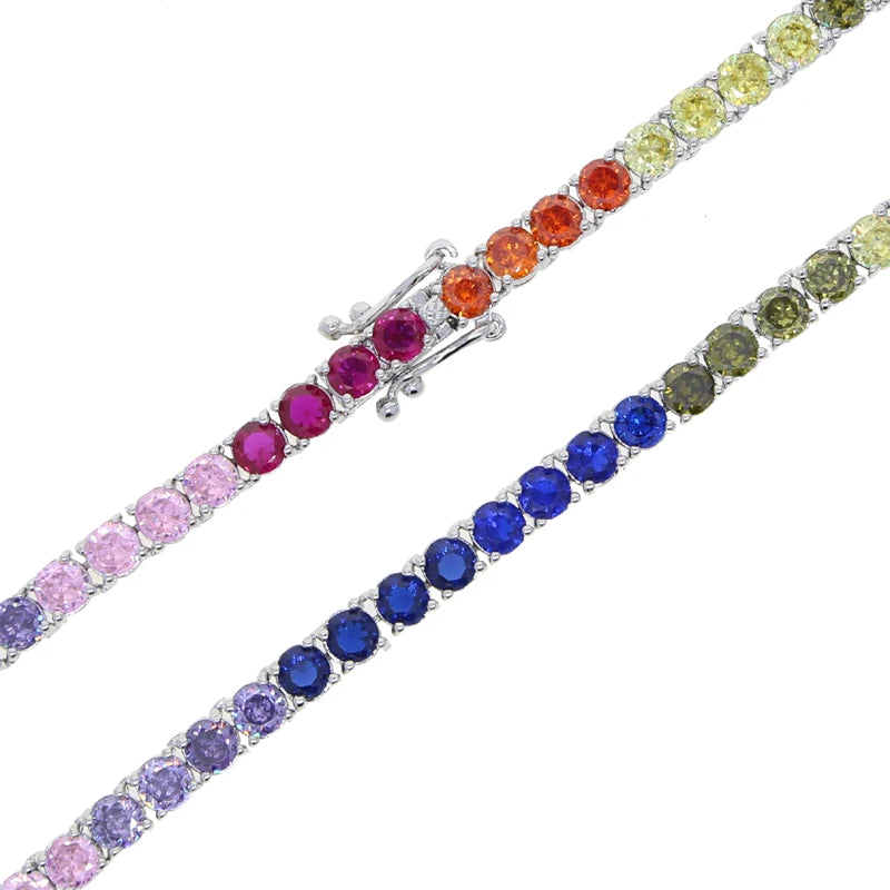 Prisma Tennis Necklace